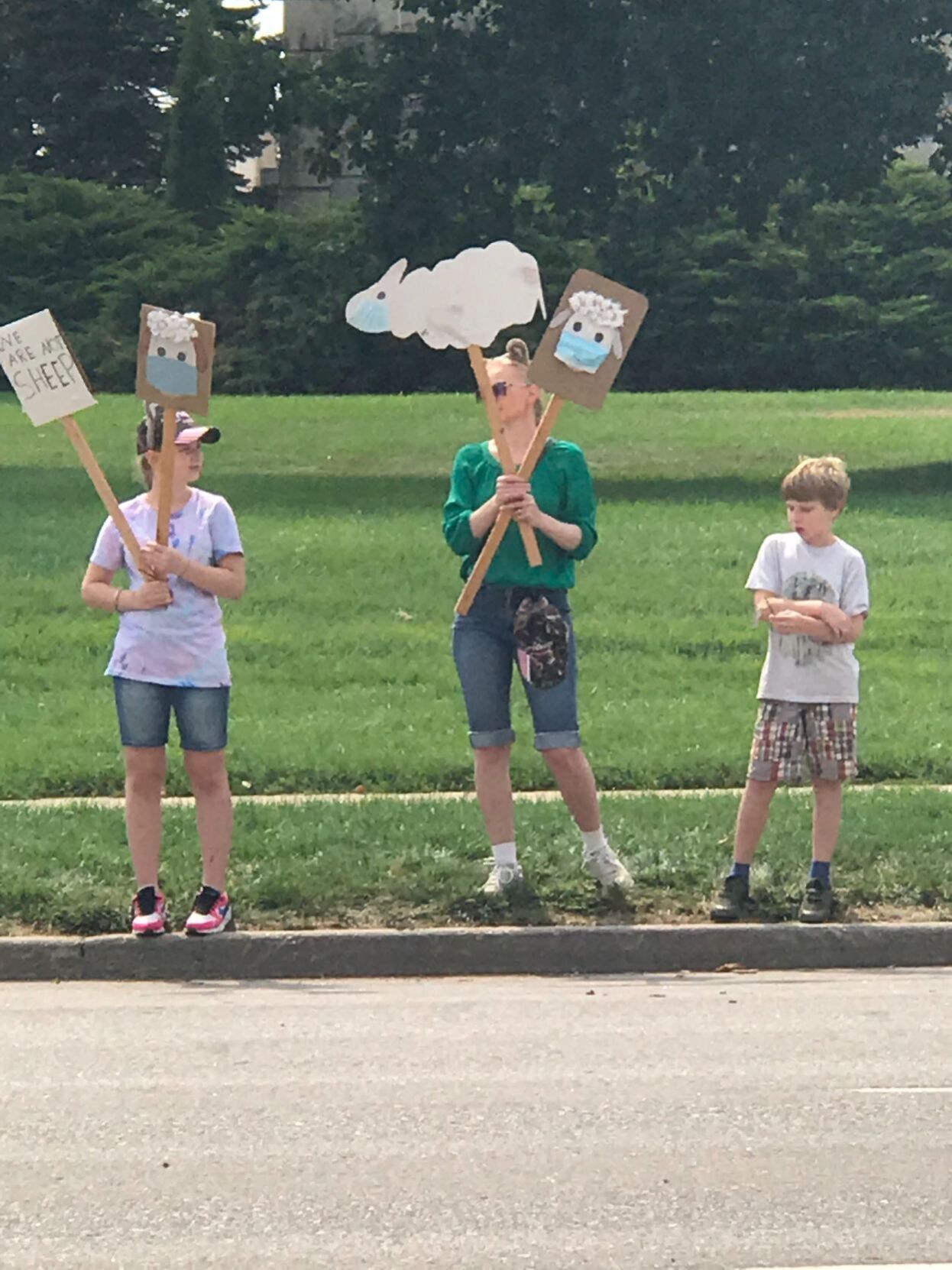 Anti-mask rally
